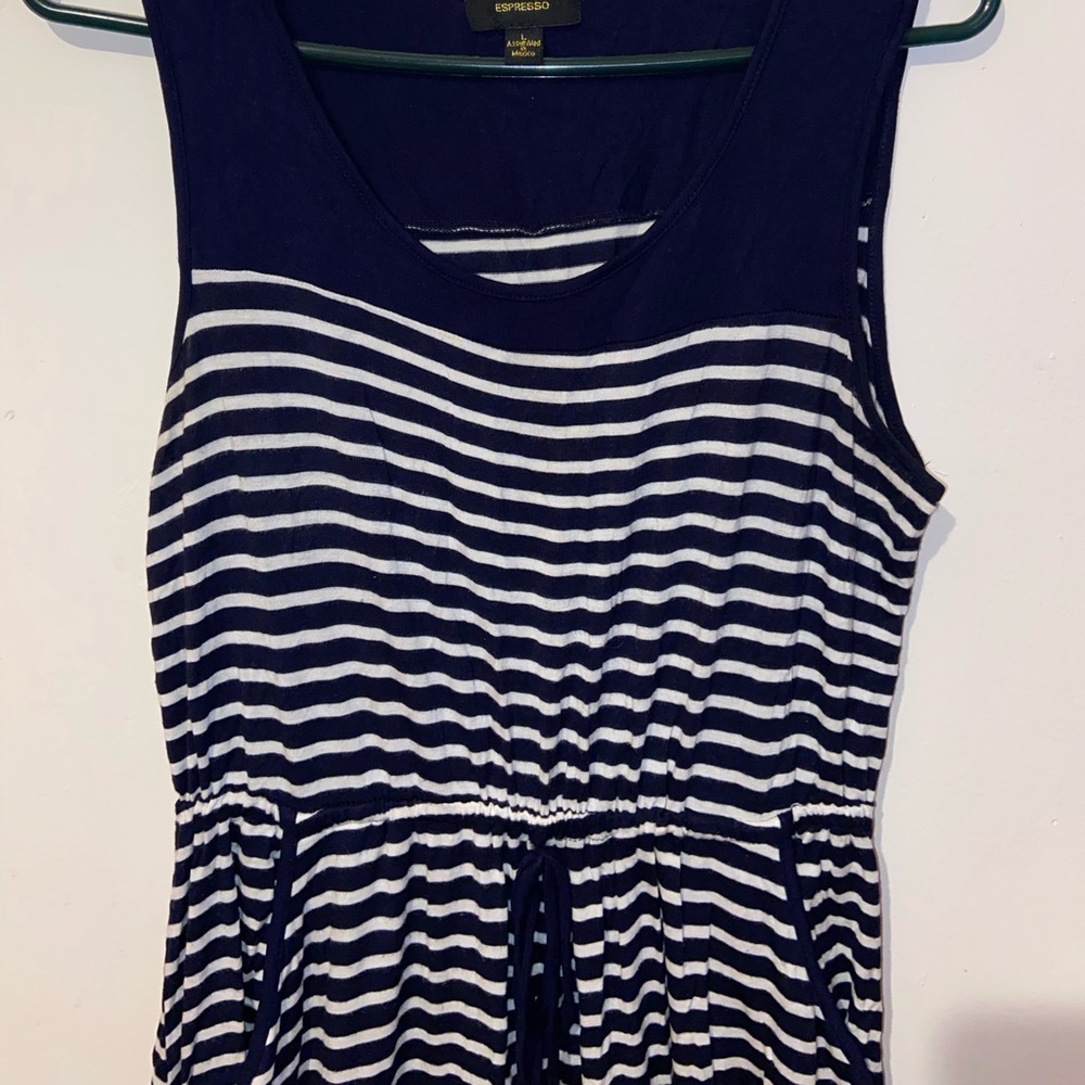 stripped maxi dress with pockets